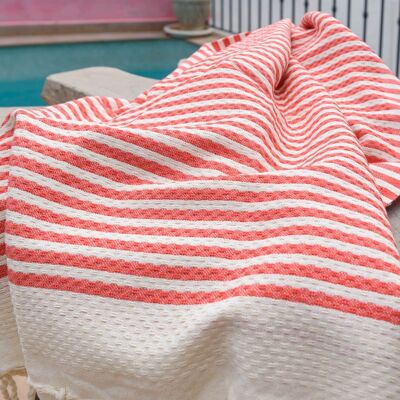 Fouta Toalla de playa Atlantico Coral