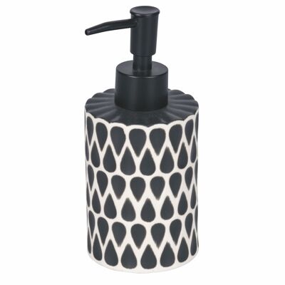 Dispensador de jabón líquido de porcelana 280 ml, Tribal