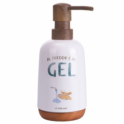 Dispensador de jabón líquido 350 ml en gres, Le Travisate