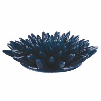 Oursin décoratif bleu en céramique, Poisson 1