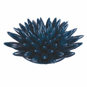 Oursin décoratif bleu en céramique, Poisson 3