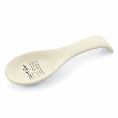 Stoneware spoon rest, Victionary