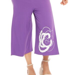 Pantalon palazzo violet PANTALON PALAZZO COULEUR VIOLET BRIZA