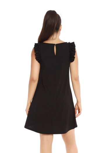 Robe trapèze noire ROBE EVASÉ NOIRE ADANSONIA 3