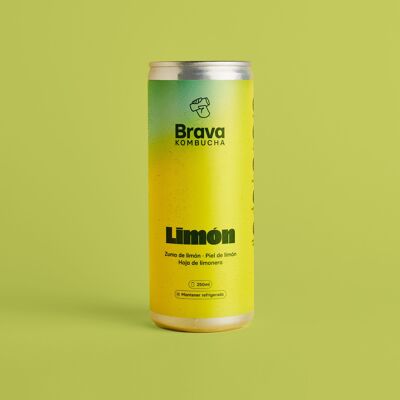Brava Limone: kombucha premium
