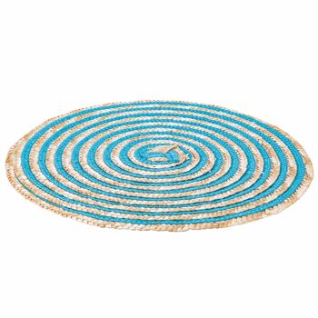 Set de table rond à texture spirale, Spiral Greenery 13