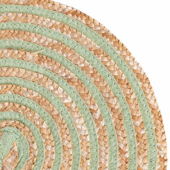 Set de table rond 38 cm texture spirale, Spiral Greenery 7