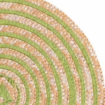 Set de table rond 38 cm texture spirale, Spiral Greenery 9