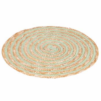 Set de table rond 38 cm texture spirale, Spiral Greenery 11