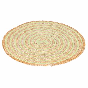 Set de table rond 38 cm texture spirale, Spiral Greenery 12