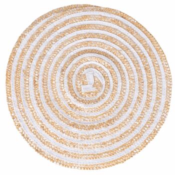 Set de table rond avec texture spirale, Spiral Stones 2