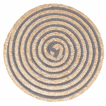 Set de table rond avec texture spirale, Spiral Stones 3