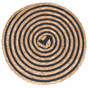 Set de table rond avec texture spirale, Spiral Stones 5