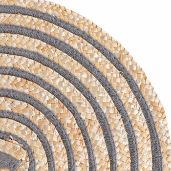 Set de table rond avec texture spirale, Spiral Stones 7