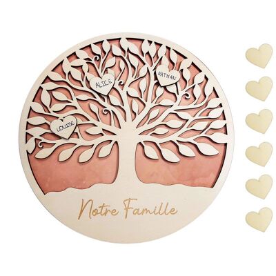 Arbre de vie à assembler et ses 10 cœurs