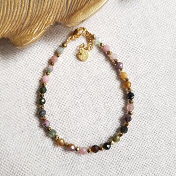 Bracelet Tourmaline ou Agate indienne - Julianne 4