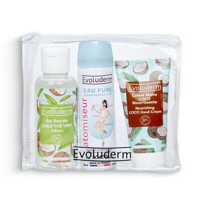 Coconut Detox Travel Kit - Gift Idea - Christmas Gift Box - Birthday - Mother's Day