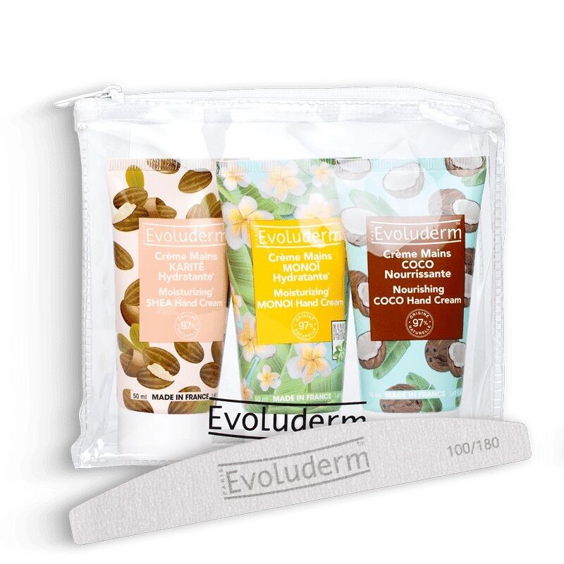 Tris Creme Mani + Lima per Unghie - Idea Regalo - Confezione Regalo Natale - Compleanno - Festa della Mamma