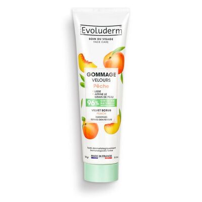 Exfoliante de terciopelo de melocotón