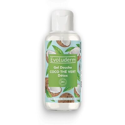 Gel de ducha de té verde y coco