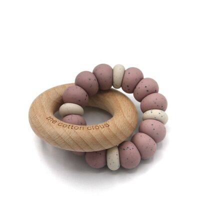 Bonbon Silicone Teether Mauve