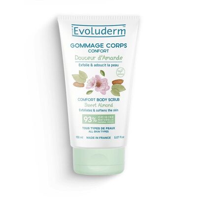 Exfoliante corporal suave y reconfortante de almendras