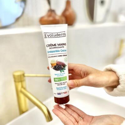 Irresistibile crema mani nutriente al cacao