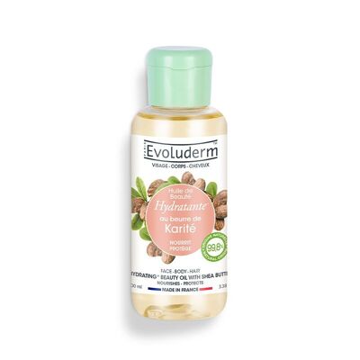 Aceite de belleza hidratante con manteca de karité