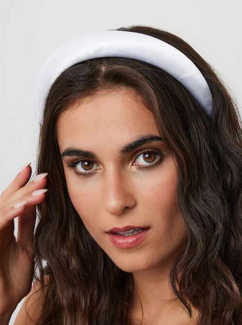 Padded Headband in White