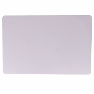 White placemat 45x30 cm leather effect, stain resistant, Texas