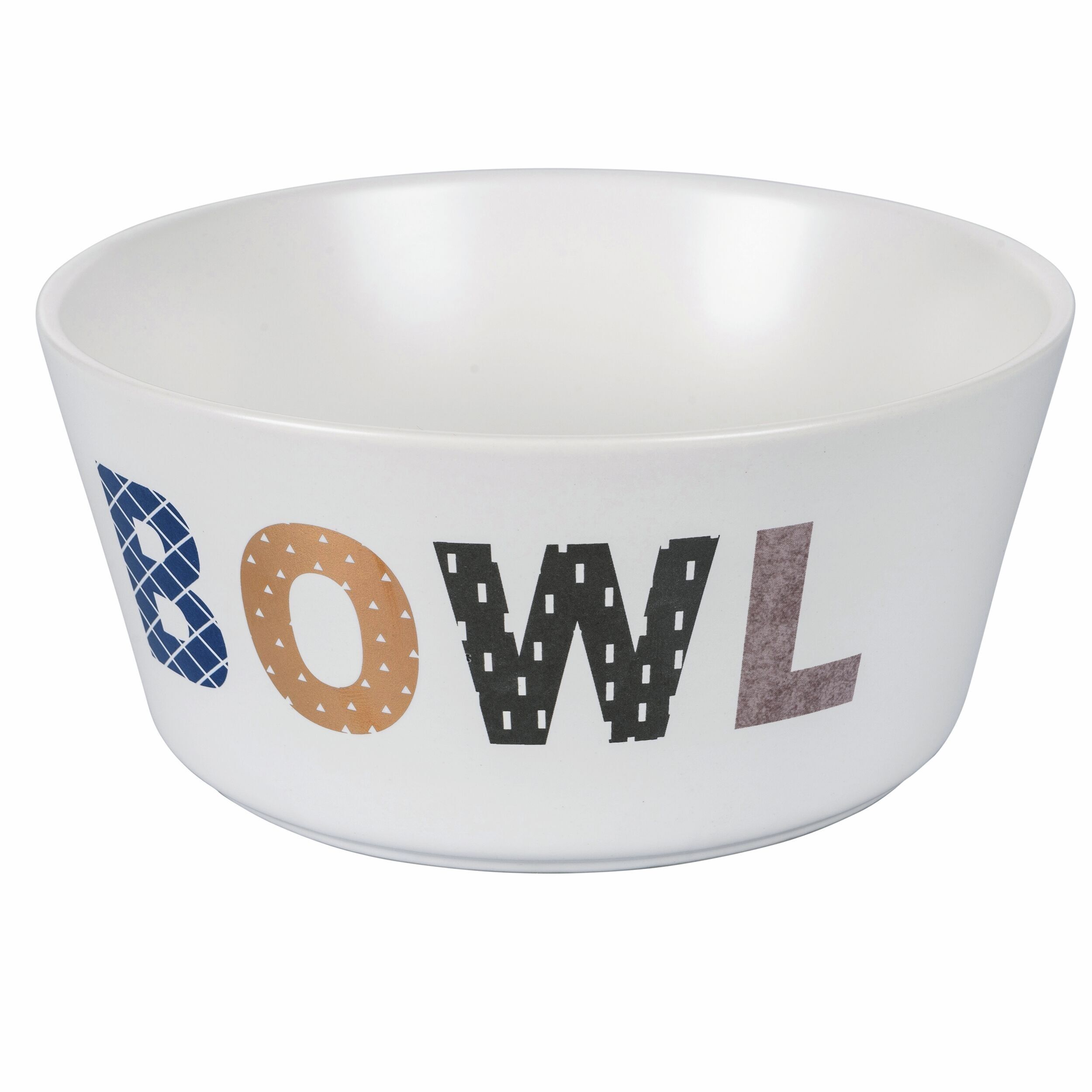 24 cm große Salatschüssel aus Steinzeug, Luxus