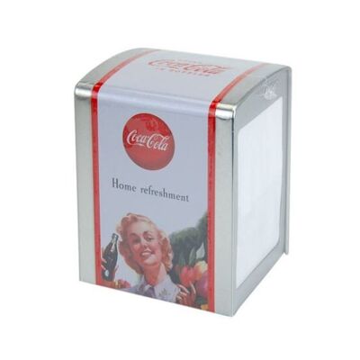 Distributeur de serviettes en métal Coca-Cola - Rafraîchissement maison