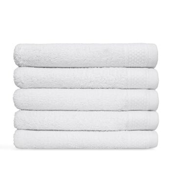 Serviette de bain Blanc 2