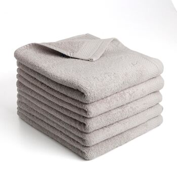 Serviette de bain Gris / Sable 1