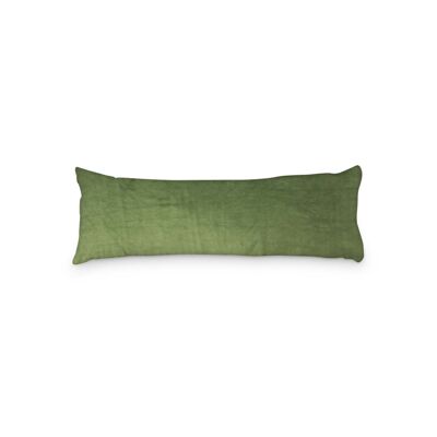 Federa in velluto verde per cuscino per il corpo