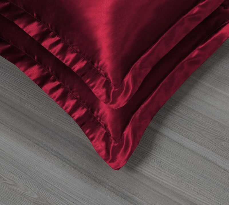 Federe in Raso Rosso - 2 pezzi