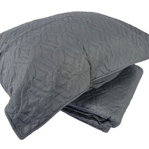 Bedsprei Zwart/Black met motief