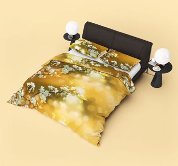 Housse de couette Blossom Jaune 2