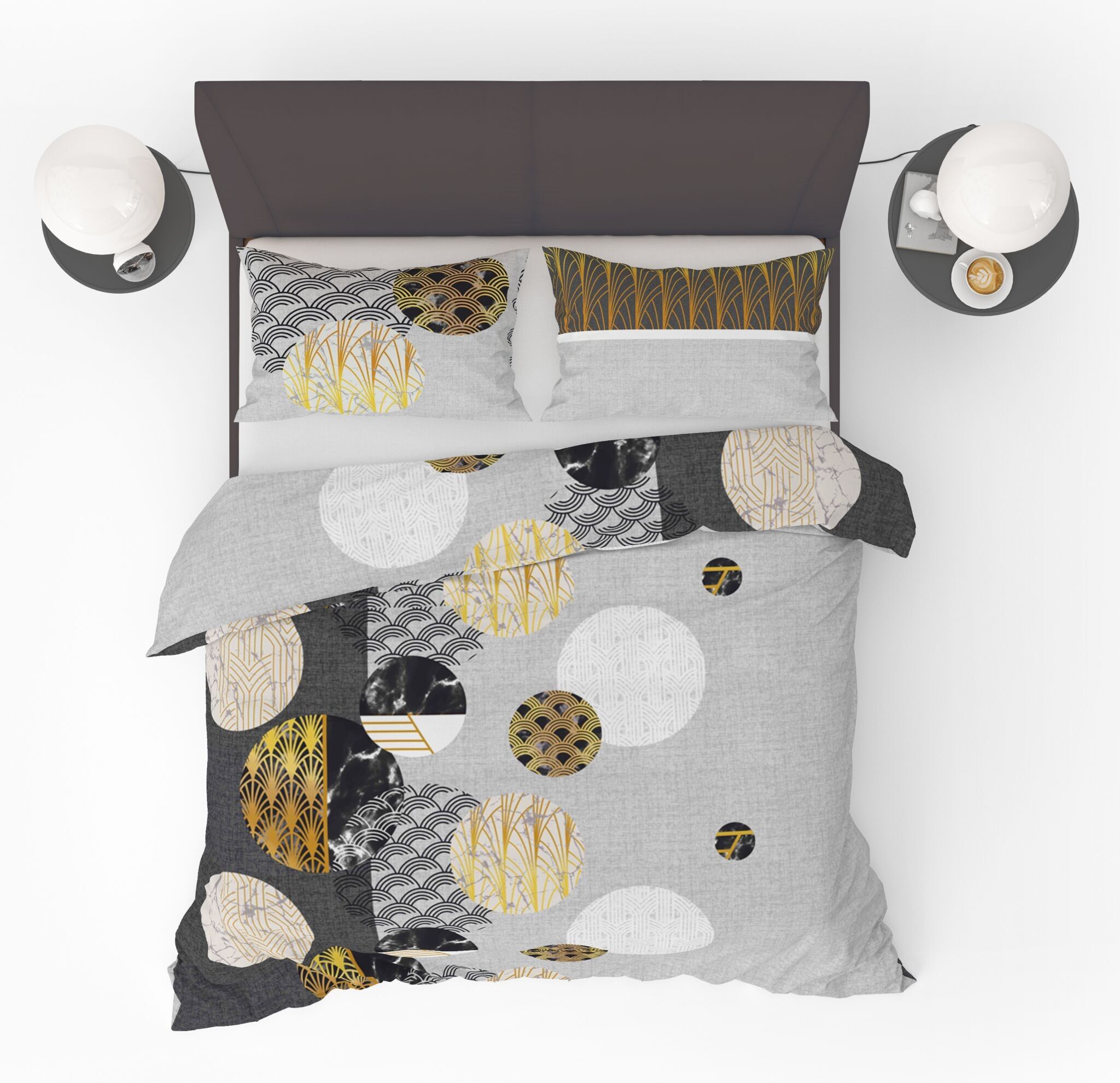 Funda nórdica Círculos Retro Clásicos