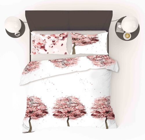 Refined Bedding  Dekbedovertrek Cherry Blossom Rood