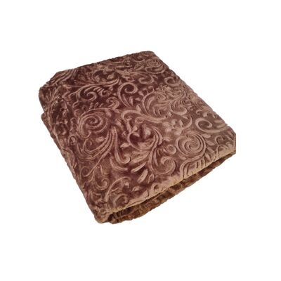 Luxury Living Blanket Brown | XL Plaid 160 x 220 cm | Heavy Quality