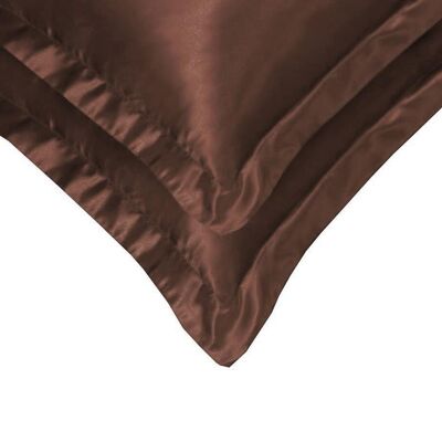Satin Pillowcases Brown | 2 pieces