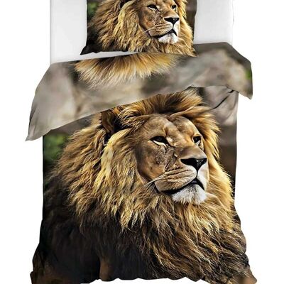 Housse de Couette Satin Lion