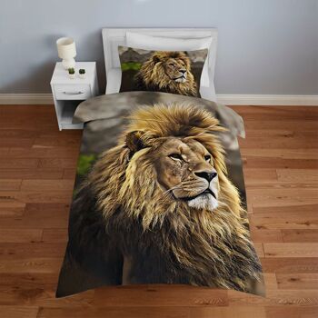 Housse de Couette Satin Lion 6