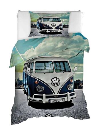 Housse de couette en satin Volkswagen Van 1