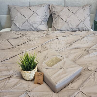 Duvet cover Monte Carlo Taupe