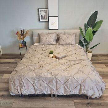 Housse de couette Monte Carlo Taupe 4