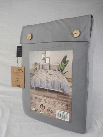 Housse de couette Monte Carlo Gris 6