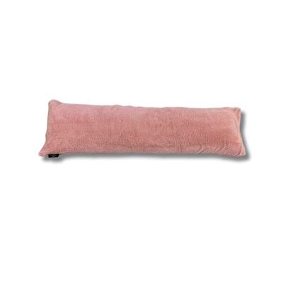 Sloop de almohada corporal de forro polar de peluche rosa nude