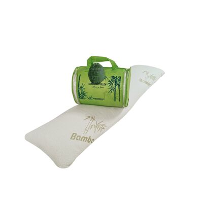 Almohada corporal de bambú - Almohada para dormir de lado Espuma viscoelástica de bambú - Firme